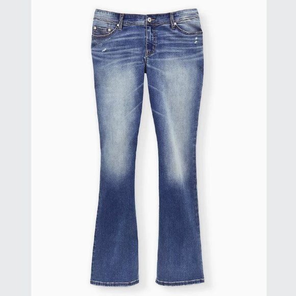 Torrid Luxe Slim Boot Jean - Super Stretch Light Wash Size 20 - Picture 3 of 3